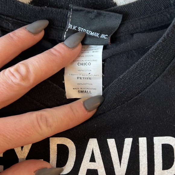 🎈HOST PICK🎈| Harley-Davidson | Ladies Small T•Shirt | 2019 | Black & White - Picture 7 of 8